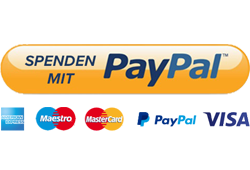 Sicher und einfach mit PayPal spenden!